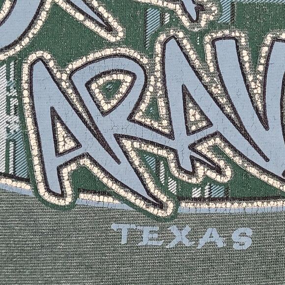 Vintage 80s Port-Aransas Texas Shirt XL 23x28 Sun-Faded Green - Picture 12 of 14